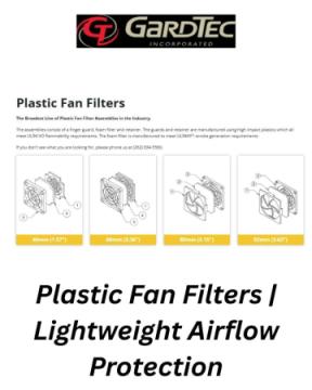 High-Performance Plastic Fan Filters | Dust Protection – GardTec