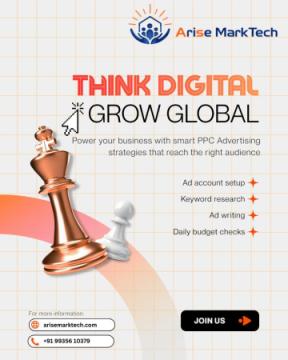Get PPC Advertising Services by Arise AI Marktech