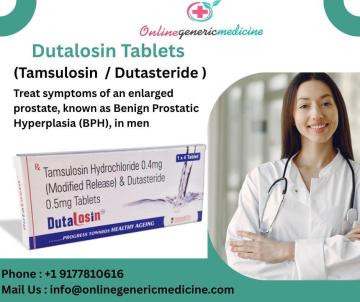 Dutalosin Tablet (Dutasteride/Tamsulosin)- Check Use,Disage, price & Side effects