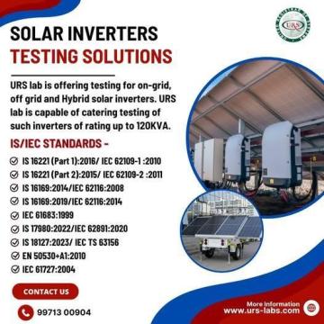 SOLAR INVERTERS Testing Lab in India