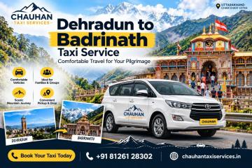 Dehradun to Badrinath Taxi Service
