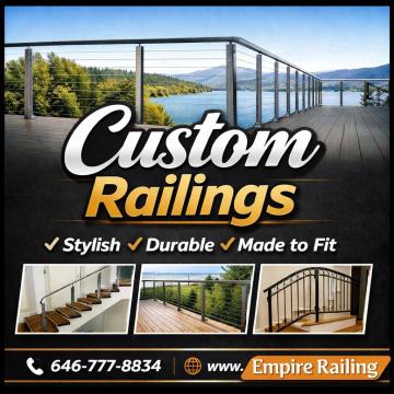 Custom Railings – Premium & Modern Railing Solutions for Any Space