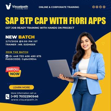 SAP BTP CAP Fiori New Batch Starts Soon | Join Today