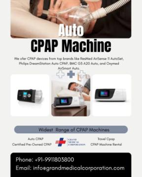 Find Your Perfect Sleep Solution at Grand Medical Corporation - Resmed CPAP Machine