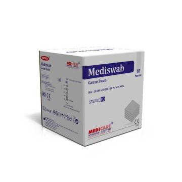 Mediswab – Gauze Swab / Gauze Compress Manufacturer, Supplier & Global Exporter from India