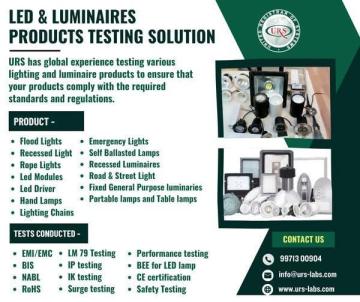 Luminaries LED Bulb Testing Labs in Ghaziabad