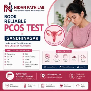 Book PCOS Profile Test in Gandhinagar at Nidan Path Lab