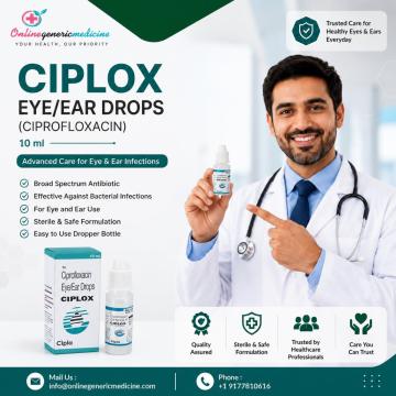 Ciplox EyeEar Drops Ciprofloxacin Eye & Ear Drops Onlinegenericmedicine