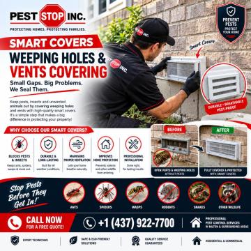 Professional Pest Control Services in Milton, ON | Pest Stop Inc.
