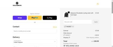 50% OFF Your Any Order on ROCKBROS