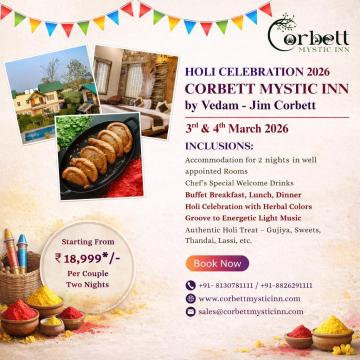 Celebrate in Style at Corbett Mystic Inn by Vedam