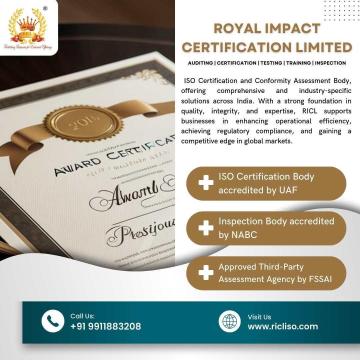 Royal Impact Certification Limited – Trusted ISO Certification Body in India