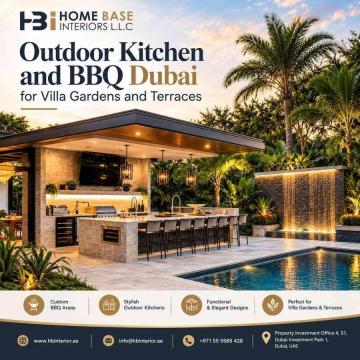 Outdoor Kitchen and BBQ Dubai for Villa Gardens and Terraces