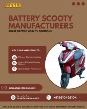 Battery Scooty Manufacturers