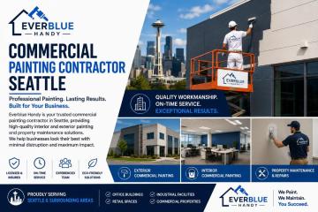 Commercial Painting Contractor Seattle | Expert Painting Solutions by Everblue Handy