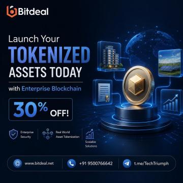 Launch Your Tokenized Assets Today with Enterprise Blockchain at 30% OFF!