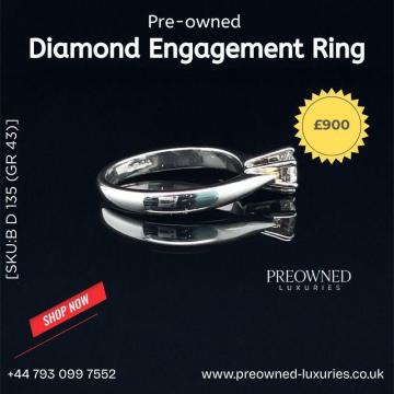 Buy Elegant Diamond Ring Pre-Owned Best Value UK