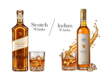 Indian Whisky vs Scotch Whisky: Ingredients, Aging, and Distillation