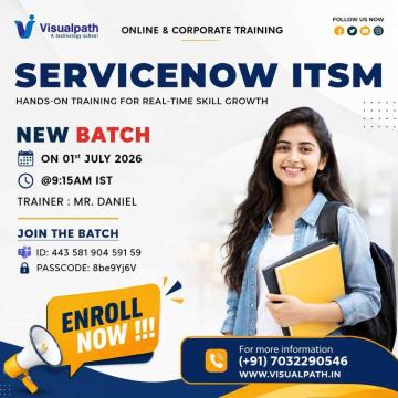 ServiceNow ITSM Online Training | New Batch Starts Soon