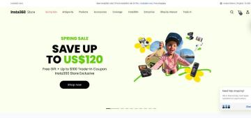 $100 OFF Insta360 All Products + FREE Gift + FREE Shipping