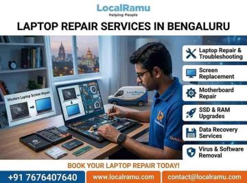 Stop Struggling With a Slow Laptop Get It Fixed Fast with LocalRamu Services in Bengaluru