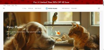 10% OFF Your Order on Petsy Place