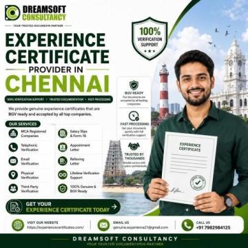 Professional Experience Letters for Chennai Professionals