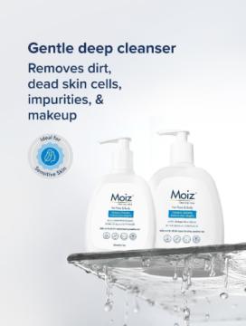 Moiz Cleansing Lotion – Gentle, Hydrating Face & Body Cleanser