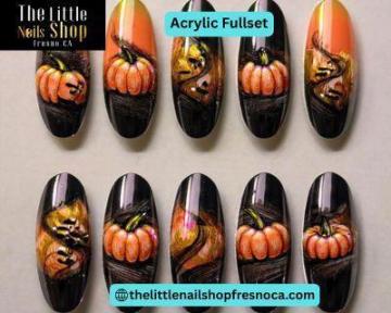 Professional Acrylic Fullset Nails for Long-Lasting