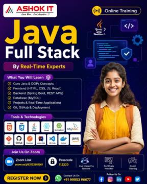 No1 Java Full Stack With AI Online Training In Hyderabad