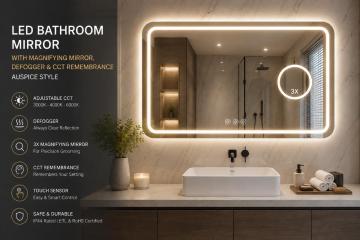 36" LED Bathroom Mirror With Touch Switch