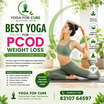 Which studio offers the best yoga for PCOD weight loss?