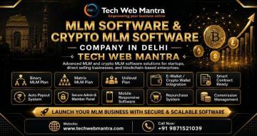Crypto MLM Software Company in India – Tech Web Mantra