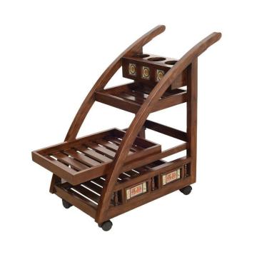 Wooden Bar Trolley Online in India | Elegant Home Entertaining Furniture