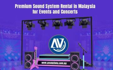Premium Sound System Rental in Malaysia for Events and Concerts