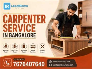 Get Your Carpentry Issues Fixed with LocalRamu in Bangalore