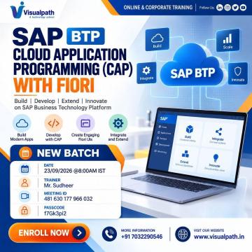 SAP BTP CAP with Fiori New Batch Starts Soon