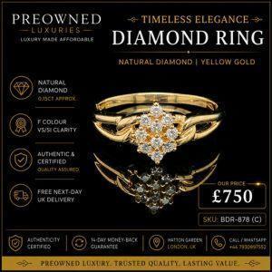 Buy Elegant Pre-Owned Diamond Ring Best Value UK