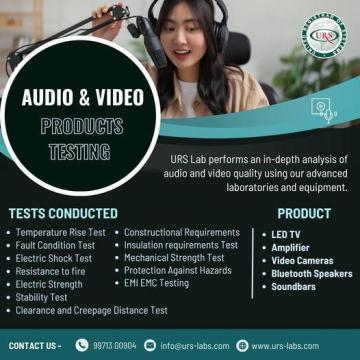 URS Audio Video Testing Labs in Noida