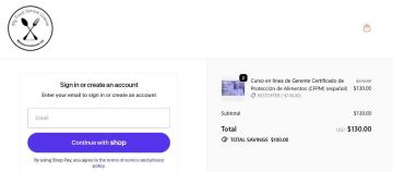 My Food Service License: $100 OFF All Orders With Code