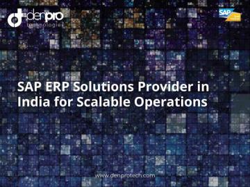 SAP ERP Solutions Provider in India for Intelligent Business Operations | Denpro Technologies