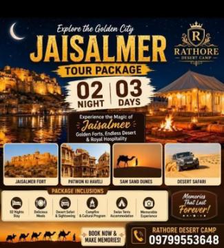 Create Memories with Jaisalmer Tour Package