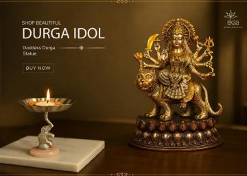 Shop Beautiful Durga Idols | Goddess Durga Statue | Ekaa Handicrafts