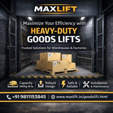 Goods Lift Manufacturers in Delhi NCR | Max Elevator