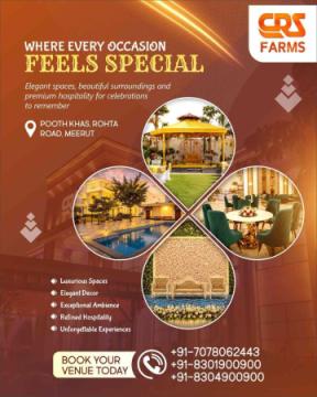 Marriage Farmhouse in Meerut