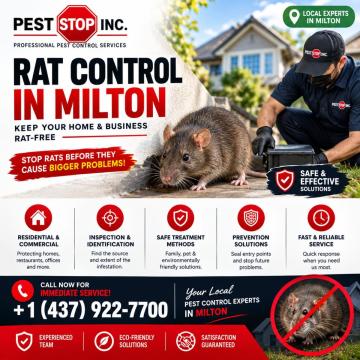 Professional Pest Control Services in Milton, ON | Pest Stop Inc.