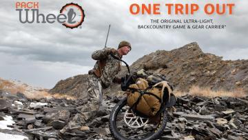 Elk Hunting Cart with Wheels for Rugged Backcountry Trails
