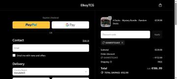 45% OFF Entire Order + Free Shipping on ElkoyTCG