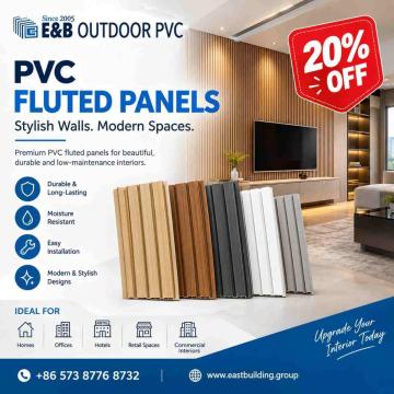 PVC Fluted Panels Manufacturer & Decorative Wall Panel Supplier– East Building Group