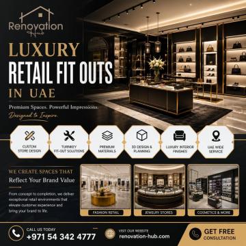 Luxury Retail Fit Outs in UAE – Premium Retail Spaces